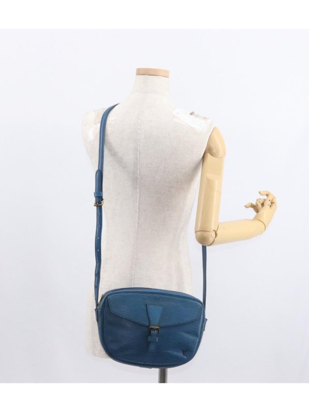 LOUIS VUITTON Epi Jeune Fille MM Shoulder Bag Toledo Blue M52155 - Picture 16 of 16